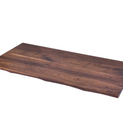 China Traditional Solid Black Walnut Edge Living Dining Table Top 30x60x1.75inch for sale