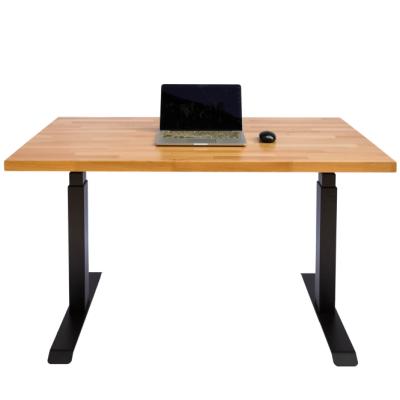 China Simple Modern Solid Wood Butcher Stall Beech Style Office Desk 30x48x1.5inch for sale