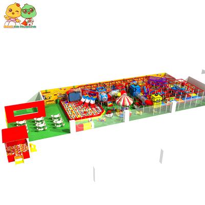 China 3-15 Years Old Kid Colorful Red Playground Theme Set Indoor Cute Kids Soft Case Indoor Play for sale