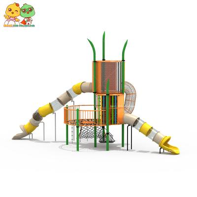 China Amusement Park New Design Custom Slide For Children Playground Kids Riding Slide Outdoor Playground for sale