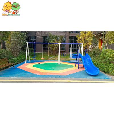 China 3-15 Years Old Kids Outdoor Slide Cheapest Outdoor Playground Equipment With Swing For Kids for sale