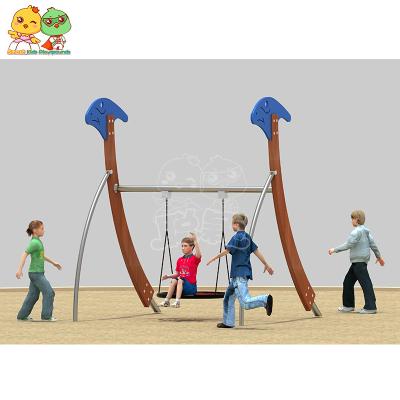 China 3-15 Years Old PE Dinosaur Board Funny Kids Swing Set Outdoor Playground Kids for sale