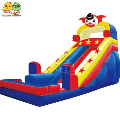 China Commercial PVC Popular Quality Inflatable Water Slide Fun Adult With Pool for sale