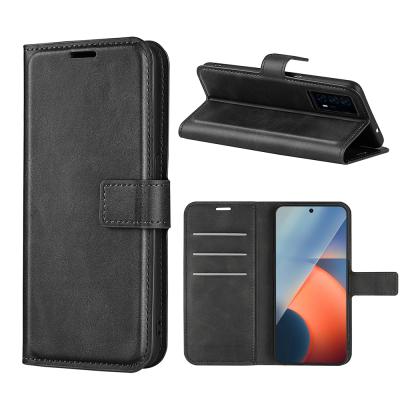 China Shockproof Premium PU Leather Magnetic Flip Case Cover with Card Holder and Kickstand for Vivo iQOO Z5 Phone Case for sale