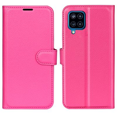 China Shockproof Wallet Case for Samsung Galaxy A12 Leather Wallet Phone Case Leather with Viewing Stand and Card Holder for sale