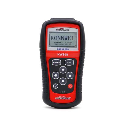 China KONNWEI KW808 OBDII/EOBD Code Reader CAN Auto Diagnostic Scanner Reviews Engine Code Readers for sale