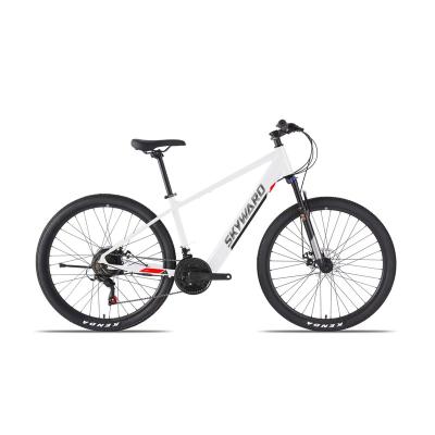 China Aluminum Alloy Ebike Mountain Bike 27.5 Inch 250w 36v Steel Frame MTB Disc Brake Suspension 7 Fork 7 Speed ​​Electric for sale