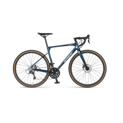 China Wholesale Cheap Customized Aluminum Alloy Factory Color 700C Frame Disc Brake Road Bikes Skyward for sale