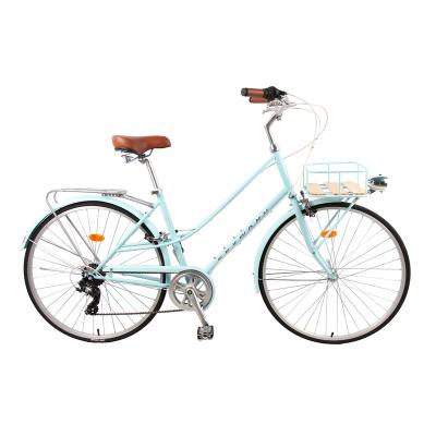 China Interesting steel classic high quality buy 7-speed steel frame city bike for cycling enthusiasts for sale