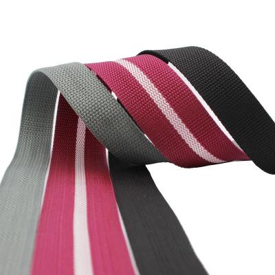 China Other Wholsale Factory PP Polyester Jacquard Rainbow Strap Dog Collar Eco-friendly Seat Belt Printed Sling Bead Nylon Dye Webbing for sale