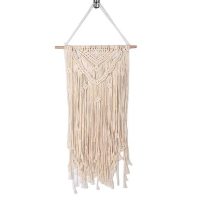 China Europe Cotton Wall Hanging Circle Woven Macrame Dream Catcher For Living Home for sale