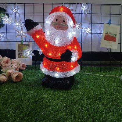 China H36CM Santa Claus Light Acrylic LED Light 30L Single Piece Shipping for sale