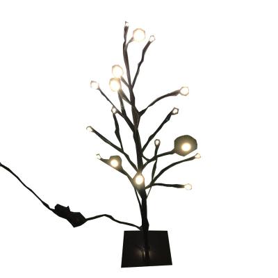 China 3D 40CM/16L Iron Frame Small Tree Light Holiday Lighting Decoration LED Light for sale