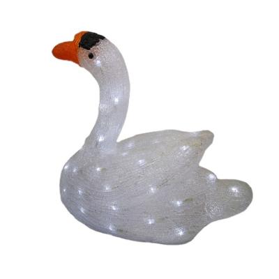 China 80L Acrylic Swan Decoration Light Wedding Holiday LED Animal Acrylic Light Three-Dimensional Pattern for sale