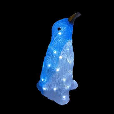 China High Quality Acrylic Christmas Decoration Penguin LED Lights 22*25*32CM for sale