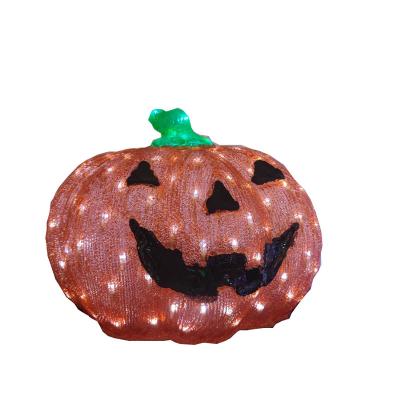 China 50CM3D 3D Acrylic Pumpkin Light H40 Halloween Holiday Decoration LED for sale