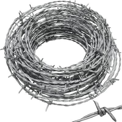 China Hot Selling Galvanized Protective Construction 150m Cheap Barb Wire For Sale for sale