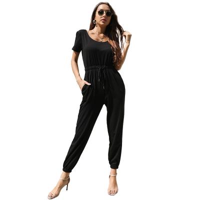 China QUICK DRY Extinguishing Women's Single Sleeve Cotton Raglan Loose Waisted Overalls for sale