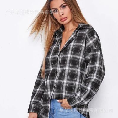 China QUICK-DRY the spring and autumn period and the new 2022 comfortable leisure streets of the lapel plaid shirt joker shirt clothing for sale