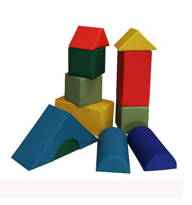 China Eco-friendly colorful soft building block soft baby building block soft play blocks for sale