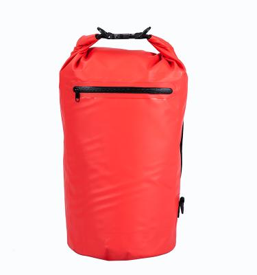 China Foldable Zipper 500d PVC Dry Bag Outdoor Sealed Waterproof PVC Dry Bag For Hiking Fishing for sale