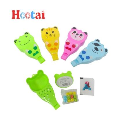 China Cartoon Toys Hot Sales Ice Cream Shape Lollipop Hard Candy With Popping Candy for sale