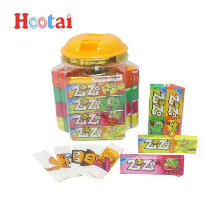 China bubble gum chewing gum with tattoo sticker HT104 for sale