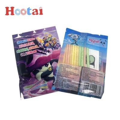 China Normal Fruits Mix Flavors CC Stick Candy with Tattoo Toys for kids CC Stick Candy for sale