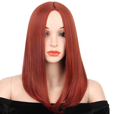 China New Product Natural High Temperature Explosion Fiber Lace Wig Real Human Hair Wig For Black Ombre Women for sale