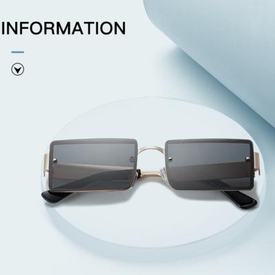 China Rectangle DL glasses shape rectangle sunglasses women shades custom logo vintage 2022 wholesale sunglasses for sale