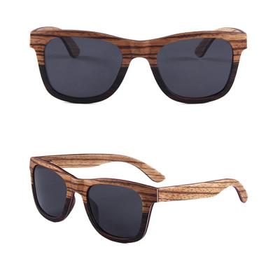 China Bamboo/Wood Hinge Cork Wood Sunglasses Spring Split Fashion Polarized Sunglasses DLK3078 for sale