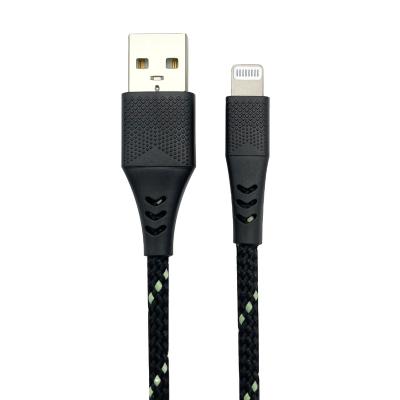 China MFi Certified MP3/MP4 Player 2M Lightning Cable USB A to Lightning Factory Wholesale Original Connector Braided for sale