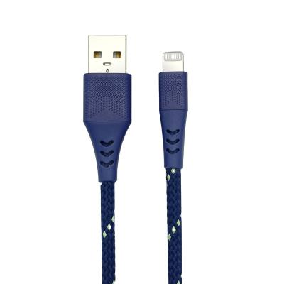 China MP3/MP4 player MFI lightning cable design high quality durable nylon braided factory direct sale made for iphone 12 11 x for sale