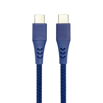 China Best Phone Camera Christmas Gift Navy Blue Charging Type-C Cable USB C 2.0/2M/6ft. Length with 3D model on plug wholesale for sale