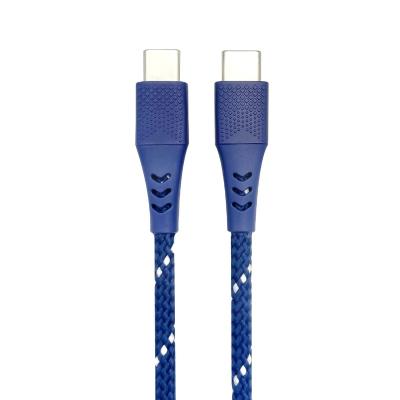 China Beau Camera Navy Blue USB C Charging Cable C To C Port /1M With 3D Model On Plug Wholesale for sale