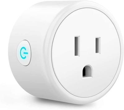 China Ex-work residential/general purpose USA FCC listed wifi smart plug 10Amp work with Amazon TuYa Alexa Google Home for sale