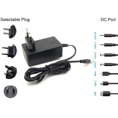 China High Quality Cheap Price TUV GS CE Approved 12V 24V 1A 1.5A 2A Power Adapters AC DC Power Supply For LED Strip GS04502900100VU for sale