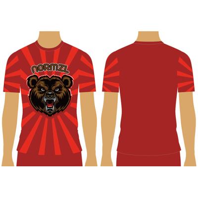 China 100 Men Breathable Polyester Sport Customized T Shirt for sale