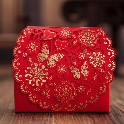 China Hollow Die Cut Candy Box Die Cut Hollow Candy Box Wedding Favor Baby Shower Gift Box Packaging Party Event Supplies for sale