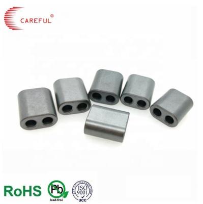 China RID Balun Soft Ferrite Core With Two Holes ISO9001 Manufacturer for sale