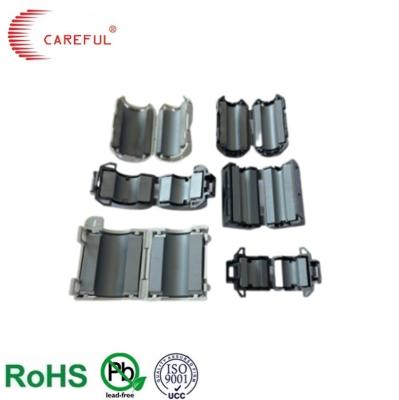 China Careful Direct Sales 10pcs Free Sample Hot Sale High Frequency Ni-Zn Ferrite 13mm Cable Ferrite Snap On Split Core for sale