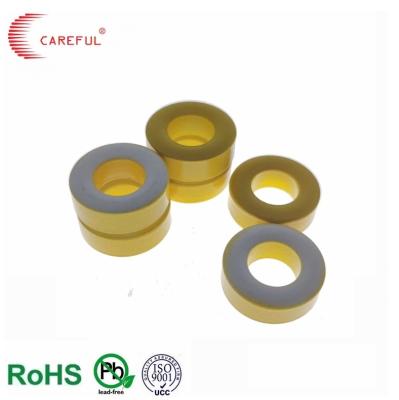 China Rohs ISO9001 Núcleo de polvo magnético T157-26 Núcleo de polvo de hierro blando toroidal Uso para transformador en venta