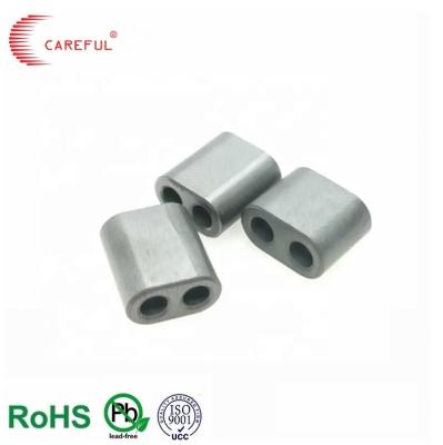 China EMI Soft Ferrite Material Types two holes ferrite balun ferrite cores With RoHs Approved for sale