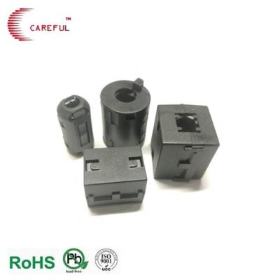 China 6.5mm 7mm 8Mm 9mm Ferrite Cable Core EMI Noise Suppressor Choke Filter EMI Clamp Cable Ferrite Core for sale