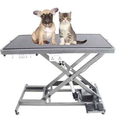 China High Quality Sustainable Adjustable Large Dog Pet Grooming Table Electric Hydraulic Pet Grooming Table for sale