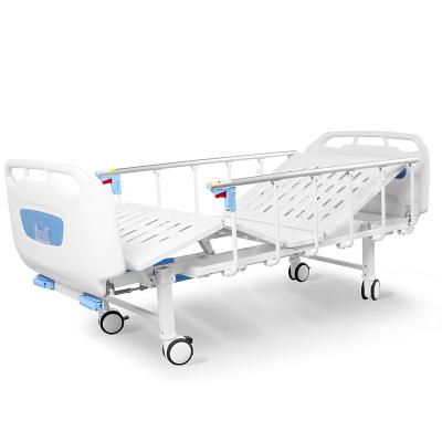 China Saikang China Contemporary Products Hospital Bed Economical Icu Hospital Bed With Headboard And Guard Rails for sale