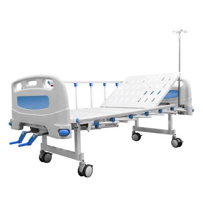 China 2021 Hospital Room Furniture Manual 2 Cranks Medical Hospital Bed For New Hospital for sale