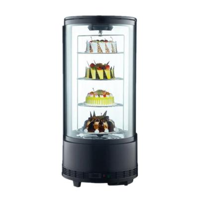 China 72L Single-temperature Round Cake Showcase, Cake Cooler, Cake Display Refrigerator for sale