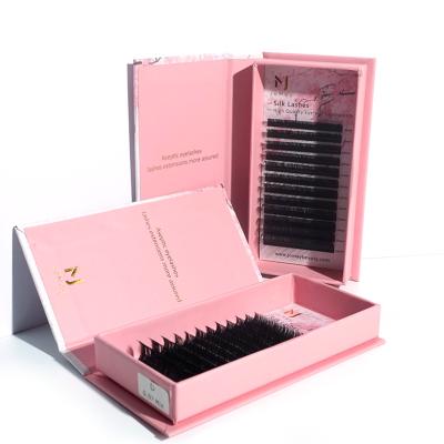 China Soft Clean Natural Professional Wholesale Mink Korean Silk Brand Supplies Different Eyelash Extension Luxury Black Natural Lashes for sale