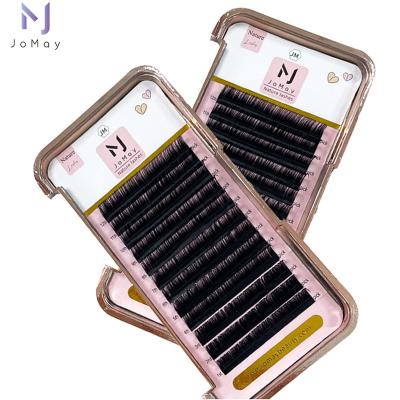 China JOMAY eyelash extensionses super soft silk private label eyelashes remover whips extensions long lash extension for sale